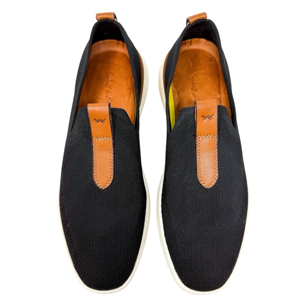 Wolf & Shepherd SwiftKnit Loafer Black White Shoes Men’s size 6 - Picture 2 of 12